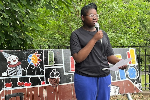 Art for good mental health at Clove Lakes Park