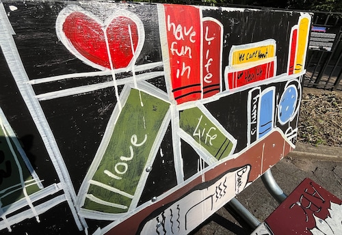 Mental Awareness Bench Mural